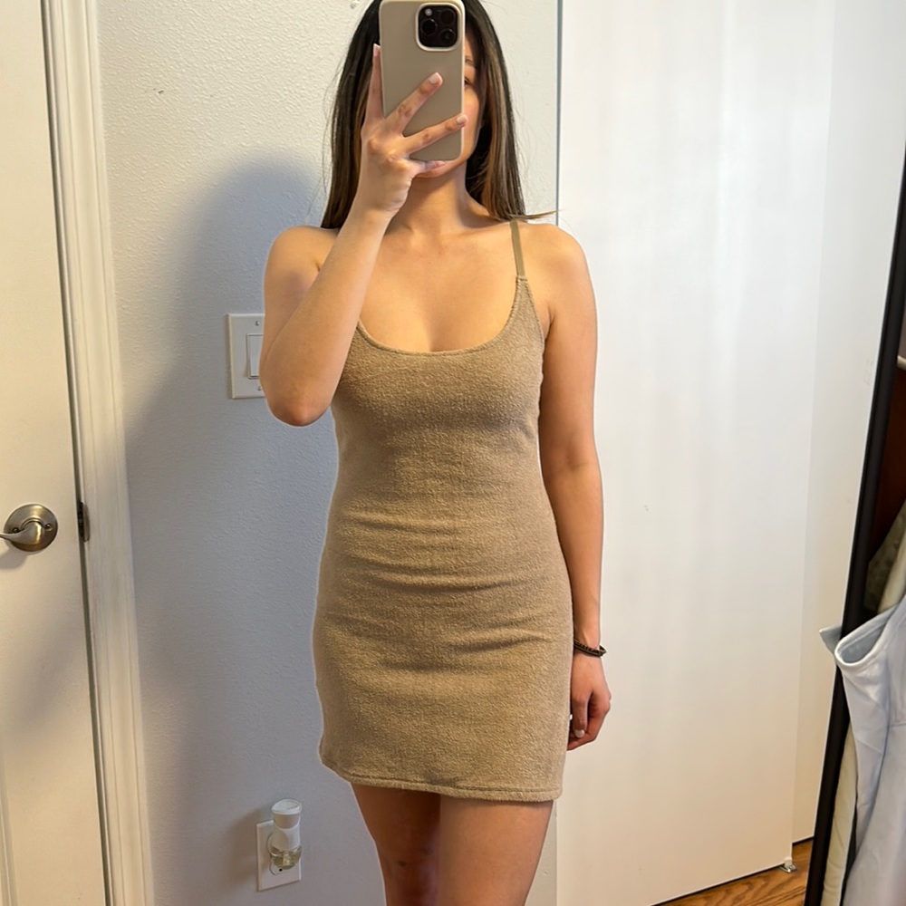SKIMS terry cloth mini dress